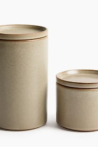 Small Reactive-Glaze Jar