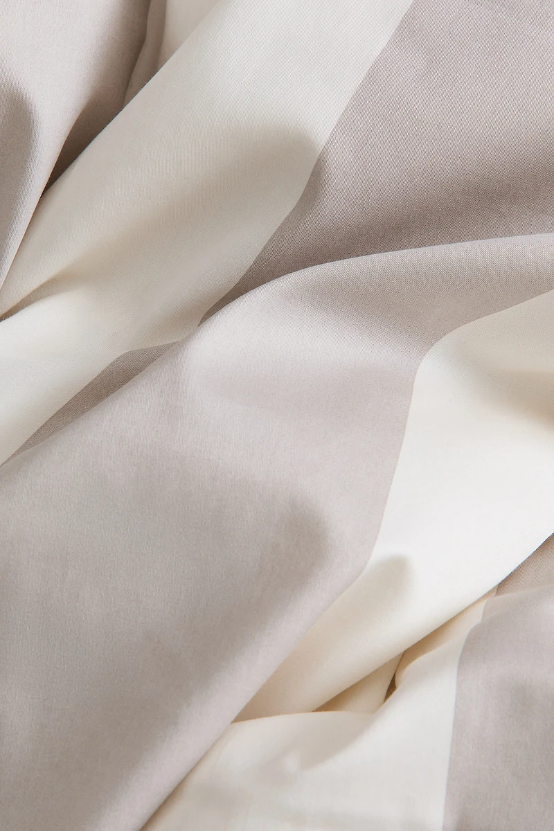 Cotton Sateen Twin Duvet Cover Set