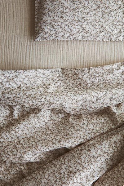 Patterned Crib Duvet Cover Set