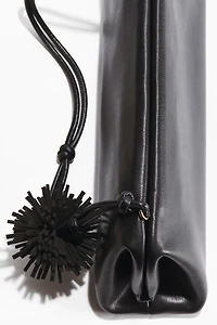 Pompom-Detail Shoulder Bag