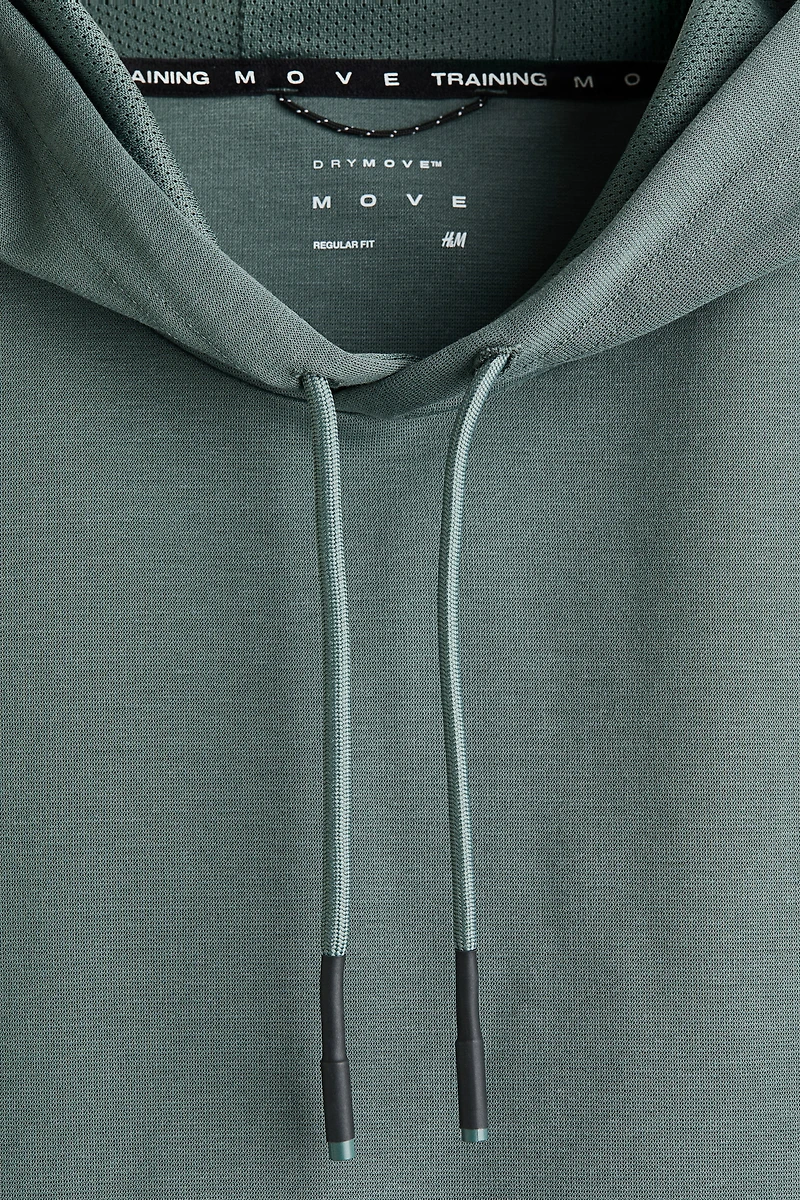 Regular-Fit Sleeveless Sports Hoodie with DryMove™