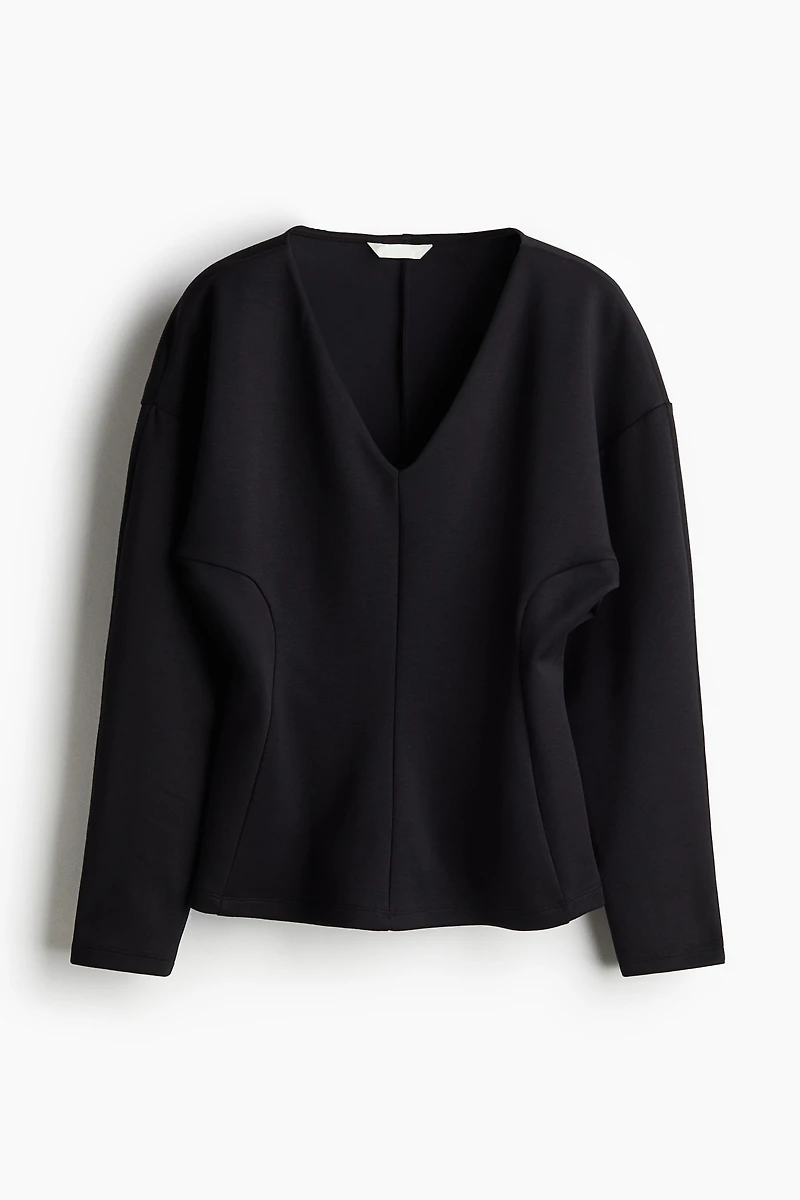 Defined-Waist Scuba Top