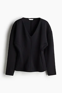 Defined-Waist Scuba Top