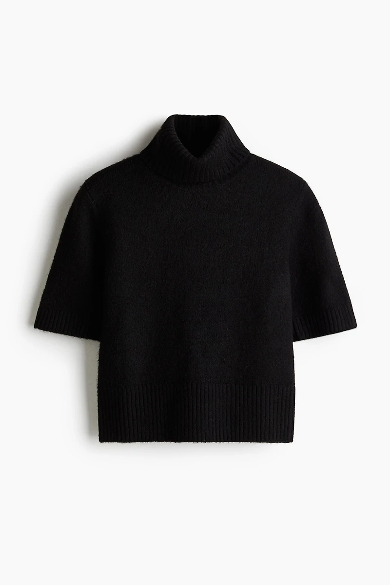 Knit Turtleneck Top