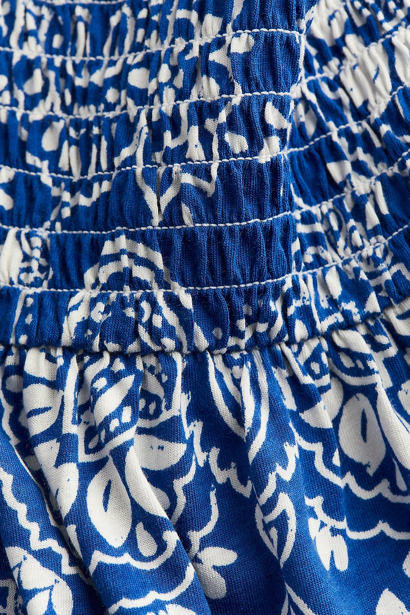Jupe à taille avec smocks