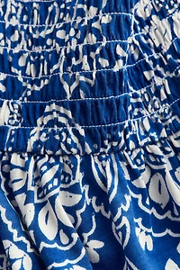 Jupe à taille avec smocks