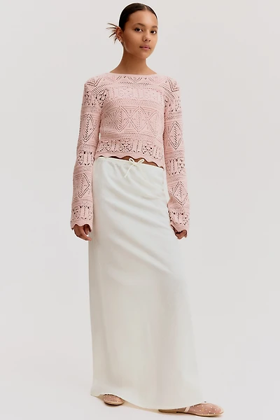 Linen Blend Skirt