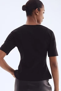 Short-Sleeved Cardigan