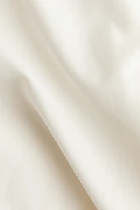 Linen-Blend Drawstring Pants