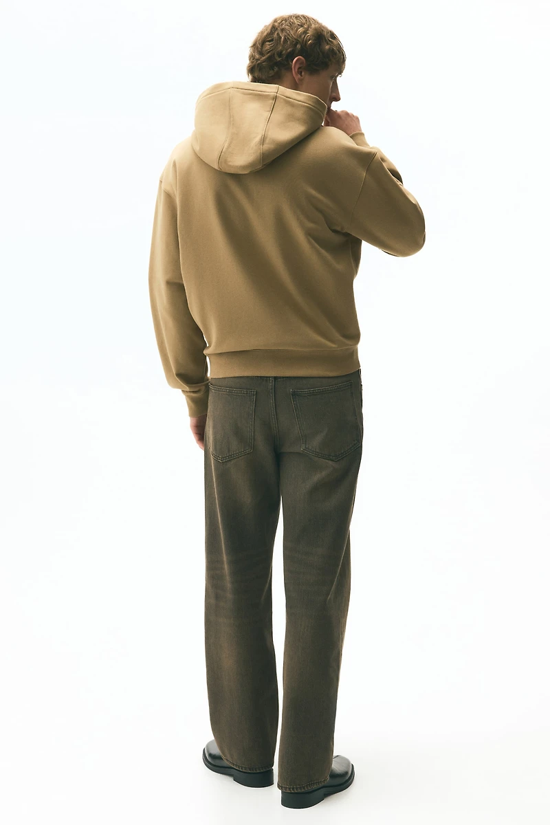 Boxy Loose-Fit Hooded Jacket