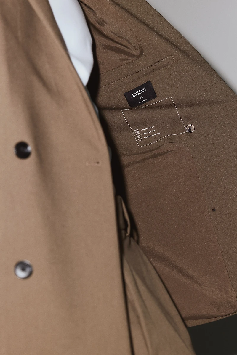 Wrinkle-Resistant Relaxed-Fit Suit jacket