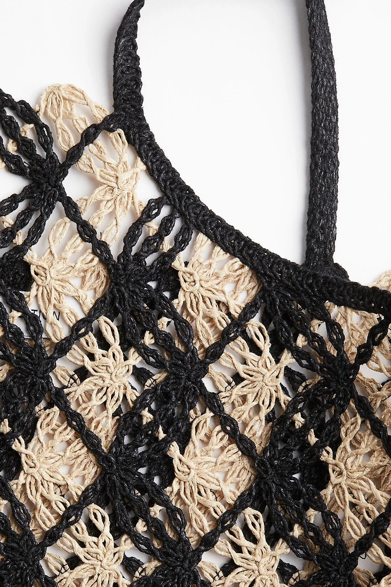 Crochet-Look Strappy Top