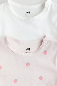 2-pack Short-sleeved Bodysuits