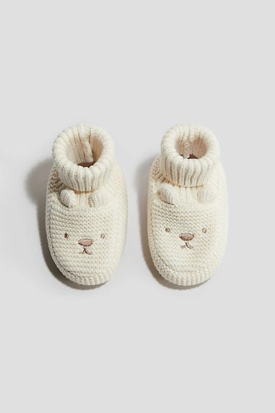 Cotton Knit Slipper Socks