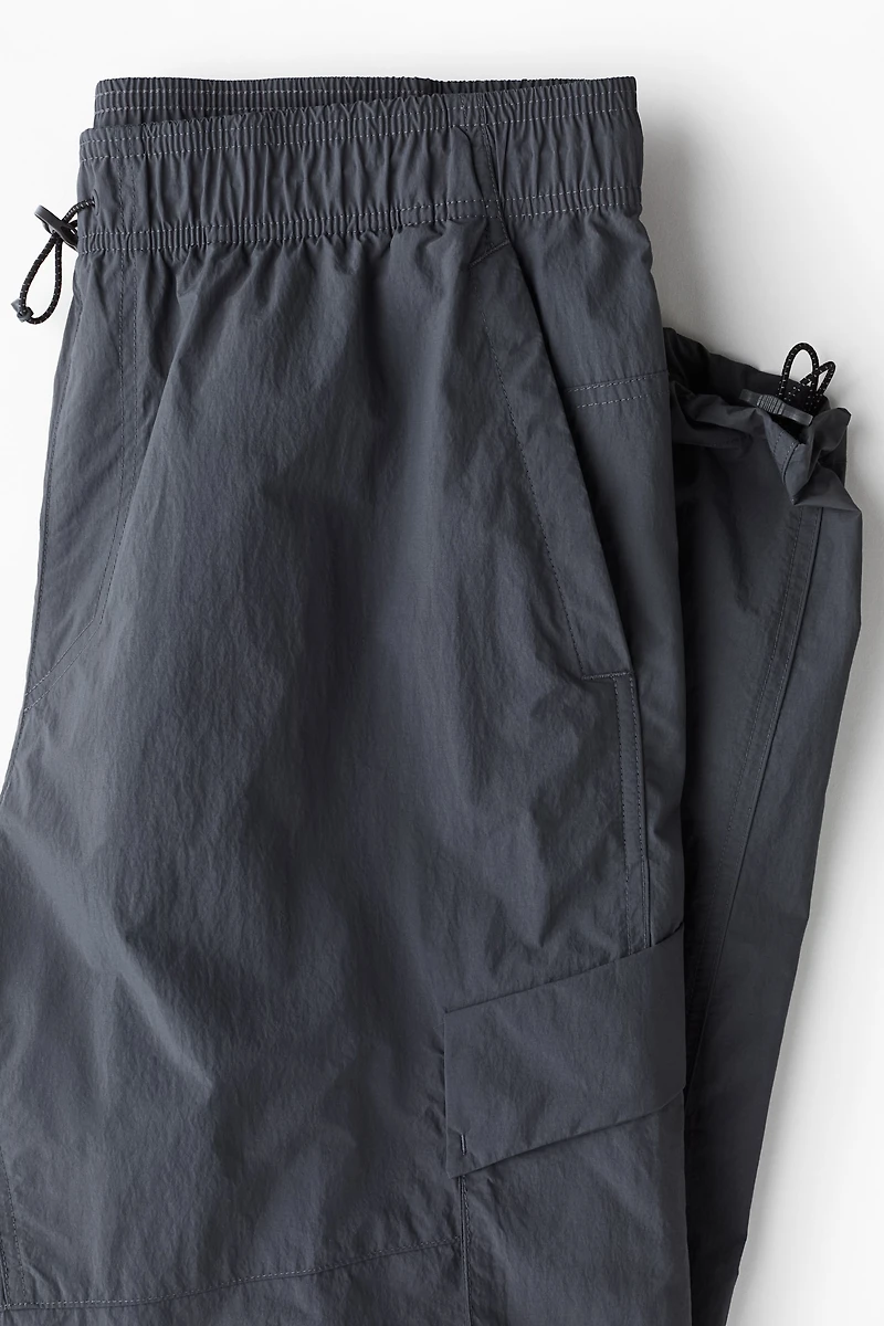 Pantalon cargo parachute ample