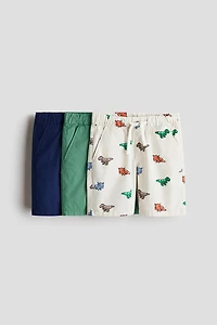 3-Pack Cotton Shorts
