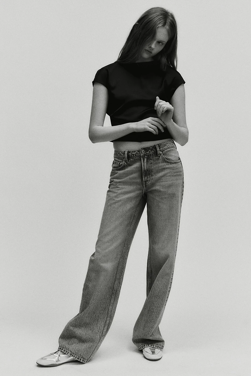 Cutout Satin Top