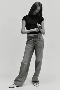 Cutout Satin Top