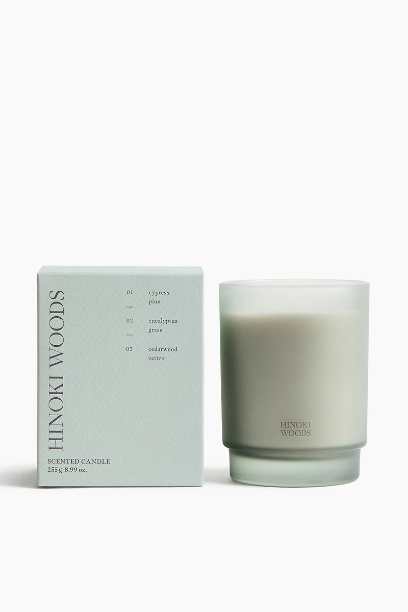 Frosted-Glass Scented Candle