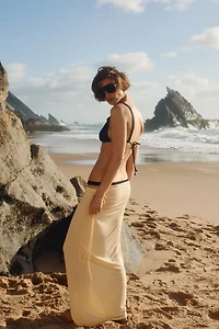 Beach Skirt with Drawstring