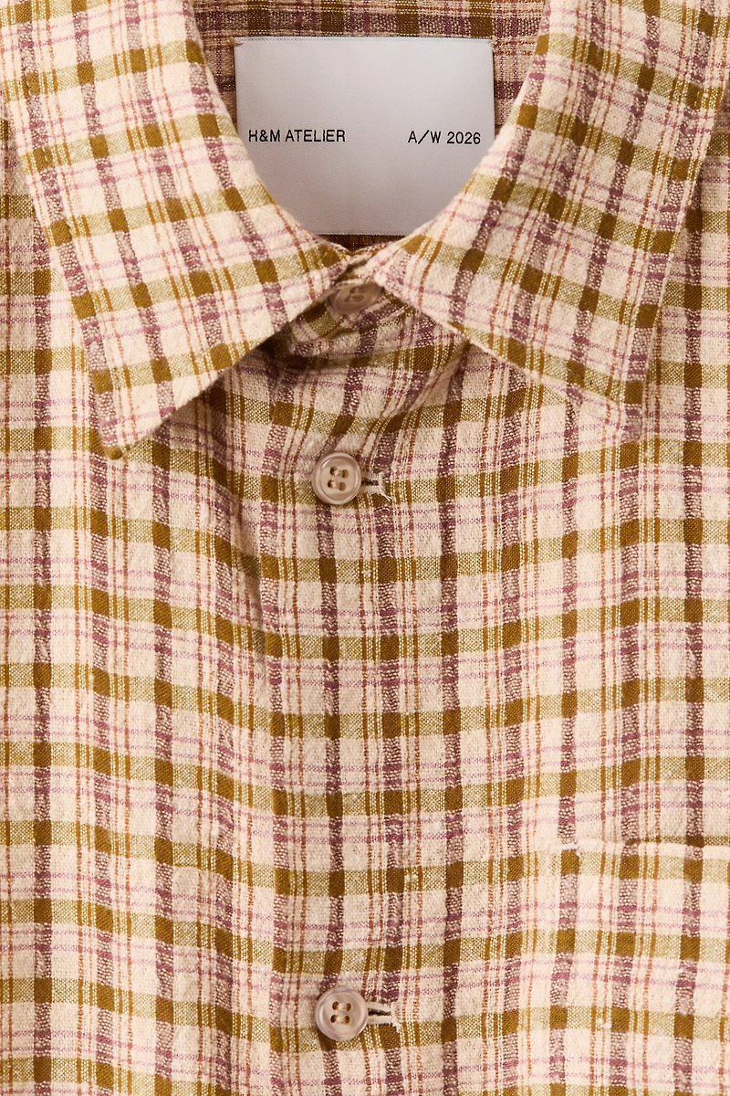 Relaxed-Fit Textured-Weave Shirt