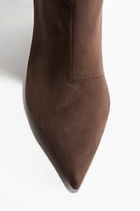 Cuissardes à talon compensé