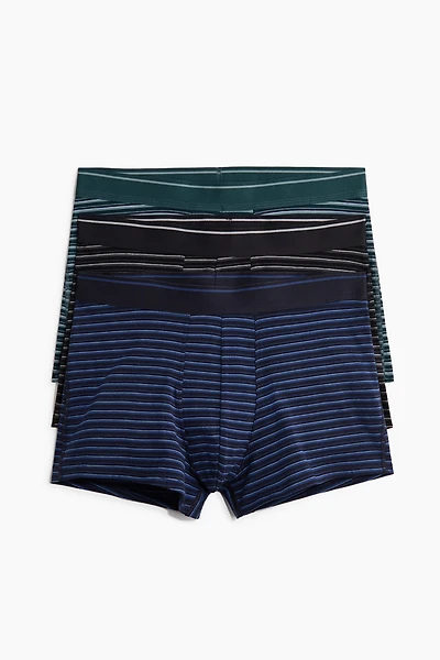 3-Pack Short Cotton Boxer Briefs
