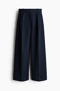 Linen-Blend Pants