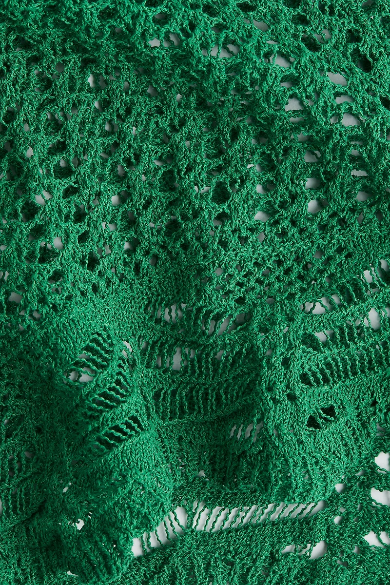 Crochet-Look Beach Shorts
