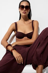 Balloon-Leg Beach Pants