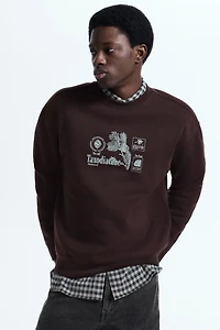 Chandail imprimé Coupe Flottante