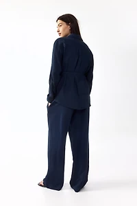 MAMA Before & After Linen-blend Pants