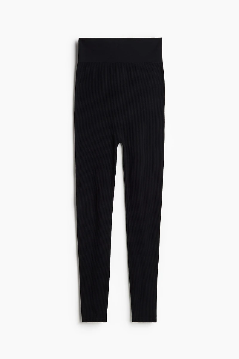 MAMA Seamless Ribbed Leggings