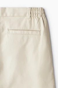 Relaxed-Fit Tailored Linen-Blend Pants