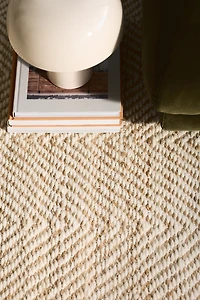 Wool-Blend Herringbone Runner Rug