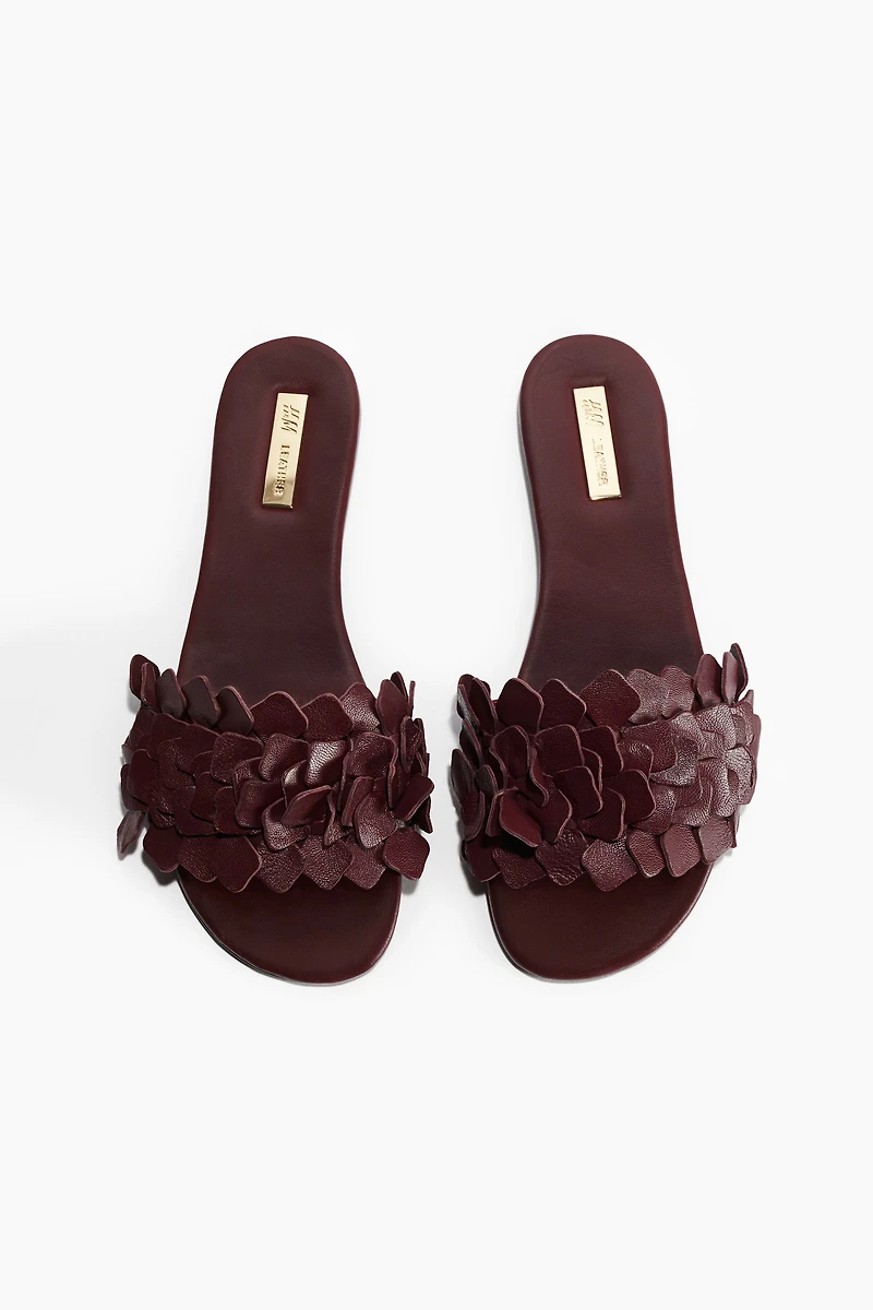 Sandales en cuir