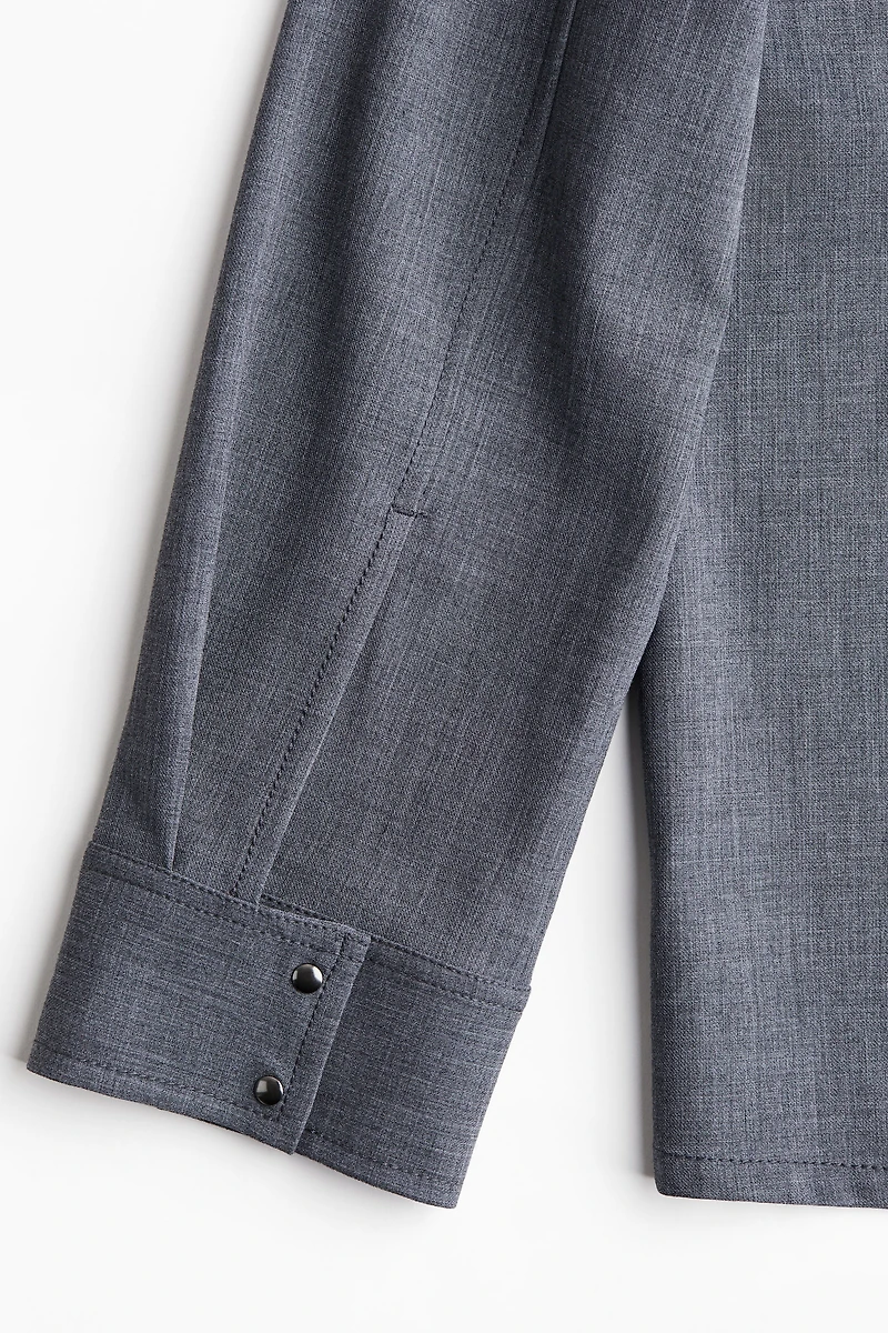 Chemise à enfiler en sergé