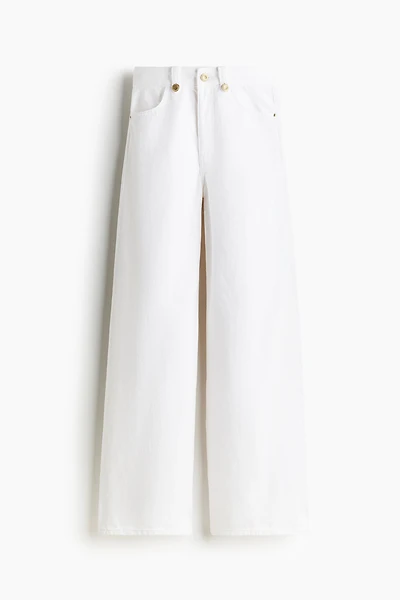 Jean ample taille haute