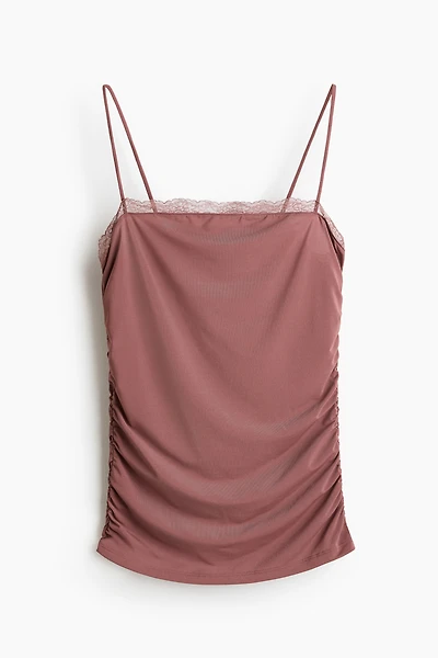 Lace-Trimmed Camisole Top