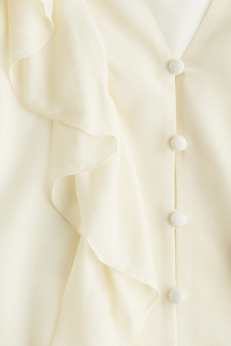 Ruffle-Trimmed Blouse