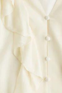 Ruffle-Trimmed Blouse