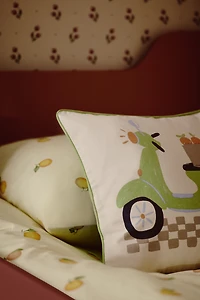 Printed Cotton Canvas Cushion Cover