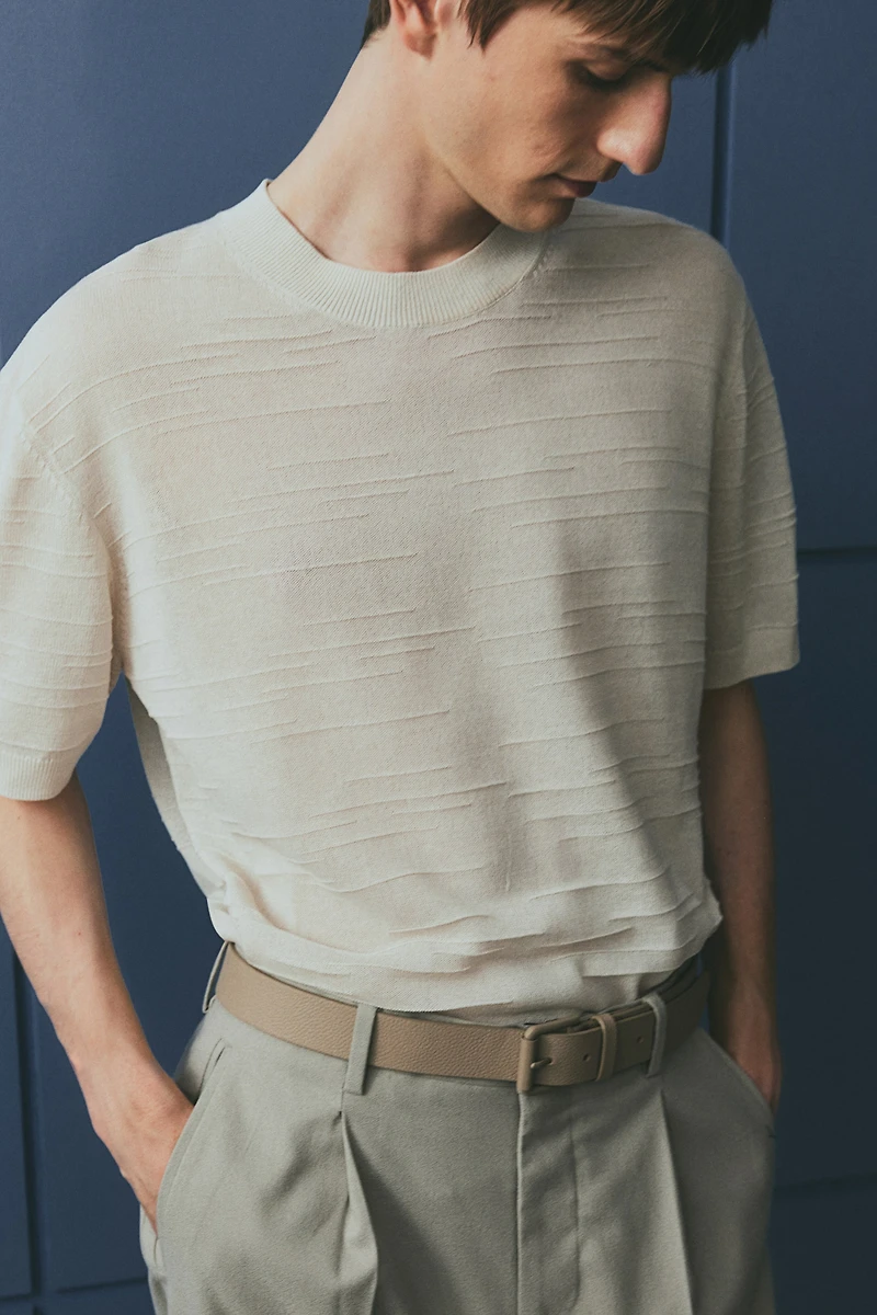 Regular Fit Fine-Knit T-Shirt