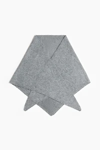 Garter-Stitched Triangle Scarf