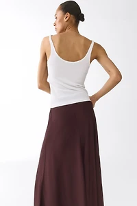 Satin Maxi Skirt