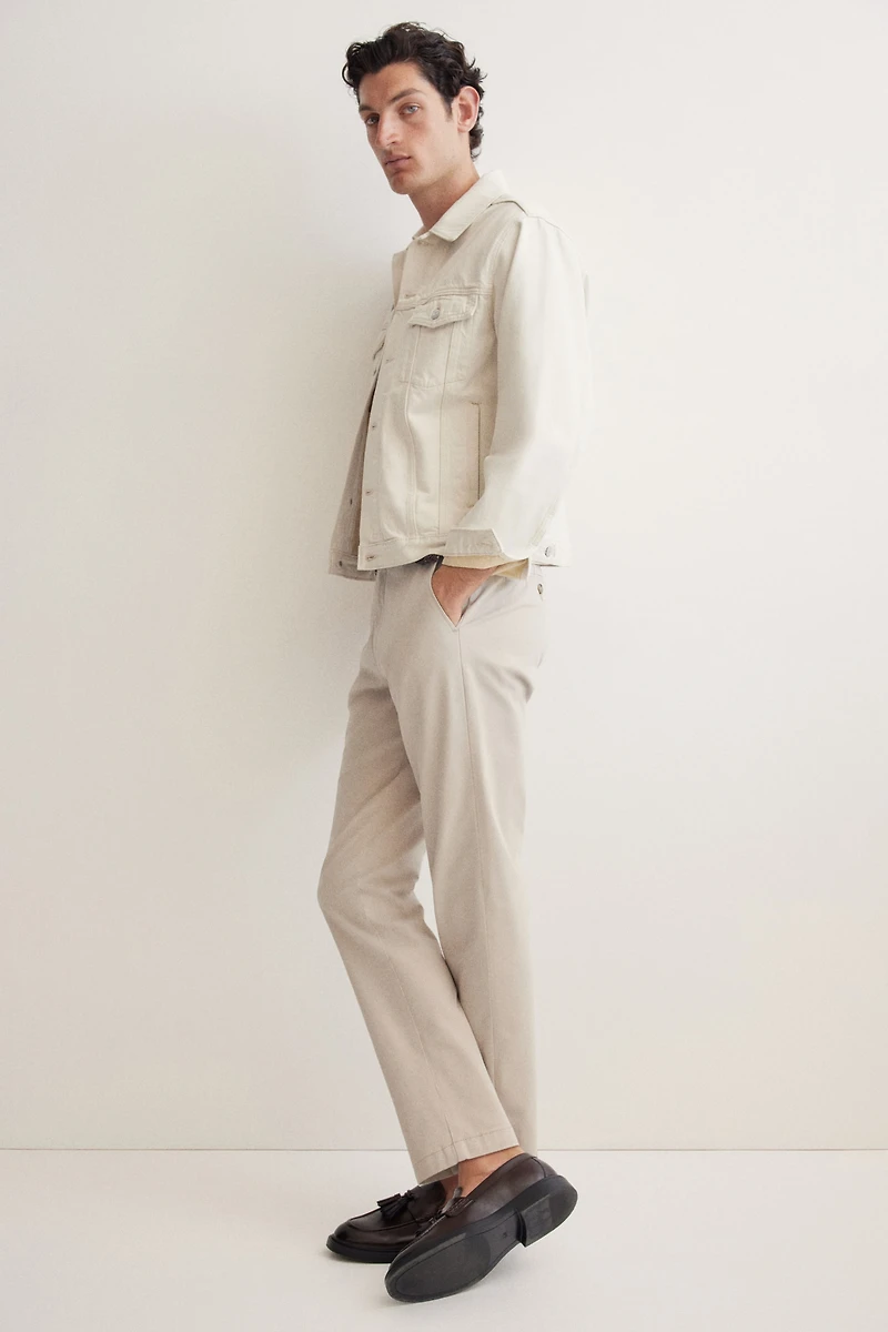 Slim-Fit Cotton Chinos