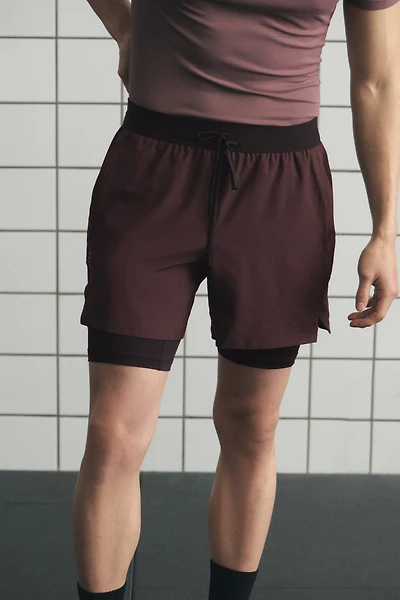 Double-Layered Sports Shorts with DryMove™