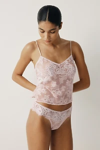 2-Pack Lace Thong Briefs