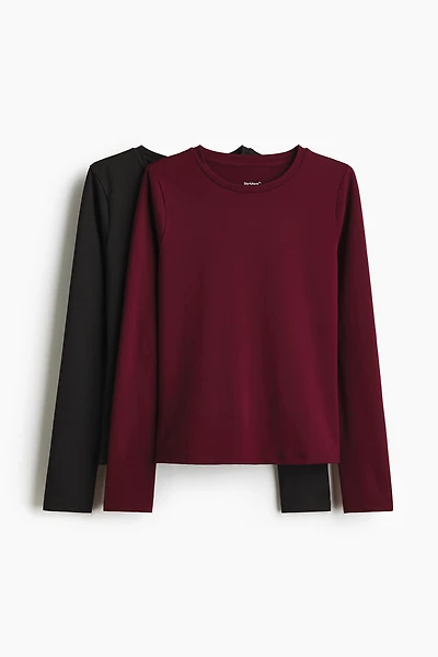 2-Pack Long-Sleeved Sports Tops with DryMove™