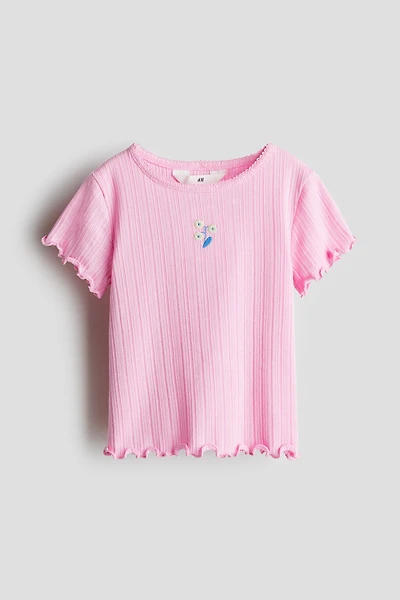 Pointelle Top